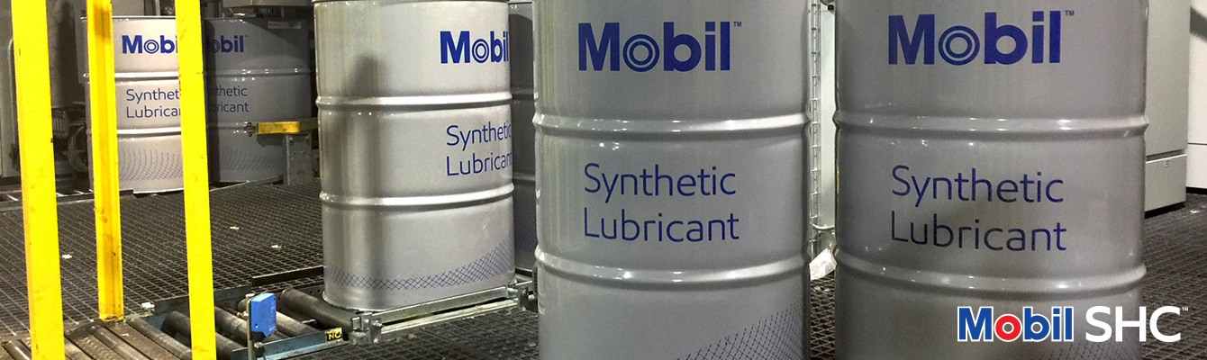 Mobil Synthetic Industrial Lubricants Bins