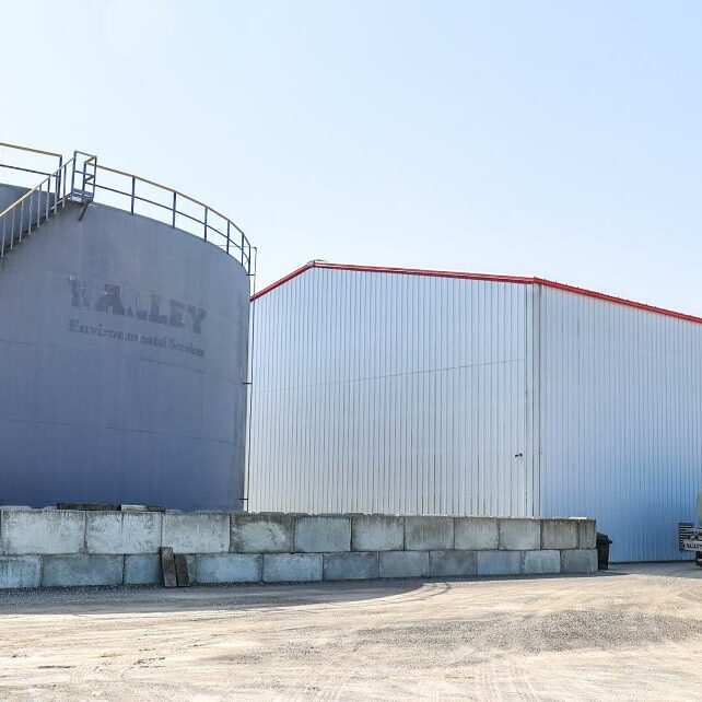 Large holding tanks in Newton, North Liberty, and Burlington, Iowa, allow us to manage used oil efficiently.